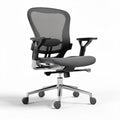 Mesh ergonomic office chair with adjustable arms and lumbar support 60 x 60 x 100cm