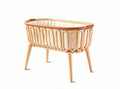 Wooden baby bassinet with removable fabric liner 85 x 45 x 70cm