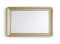 Rectangular ribbed gold picture frame suitable for art display 60 x 40 x 3cm